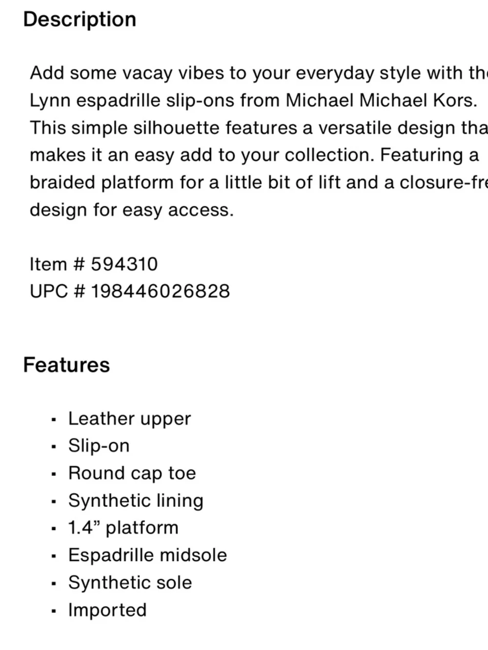 Michael Kors new box